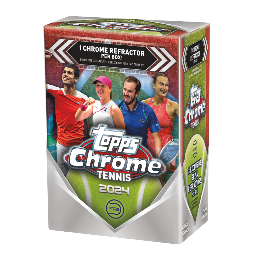 2024 Topps Chrome Tennis Blaster Box – Soccer Cards United