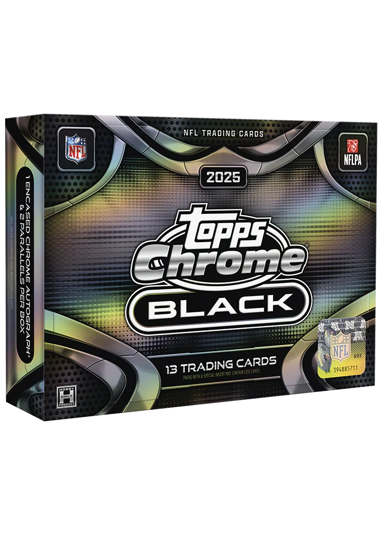 2025 Topps Chrome Black Football Hobby Box – Soccer Cards United