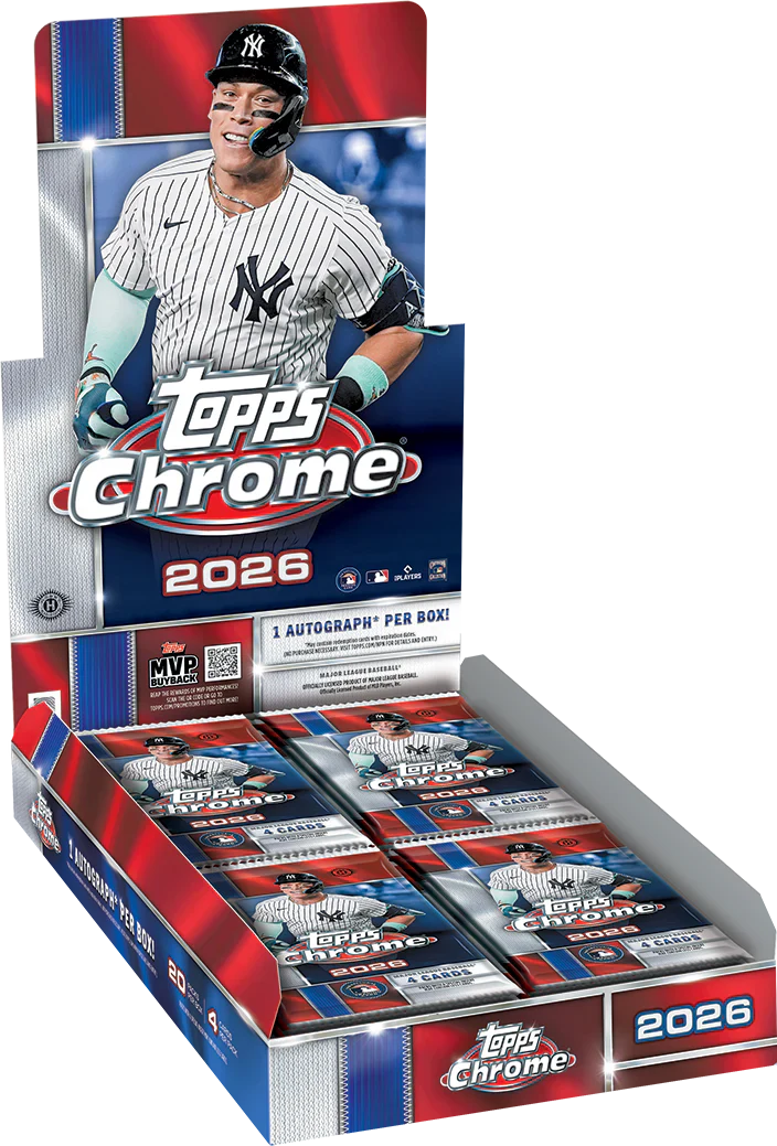 2026 Topps Chrome Baseball - Hobby Box – Soccer Cards United