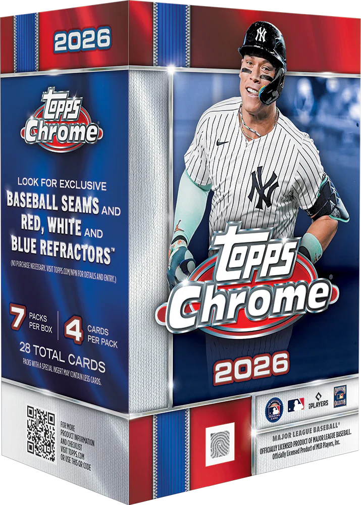 2026 Topps Chrome Baseball - Value Box – Soccer Cards United