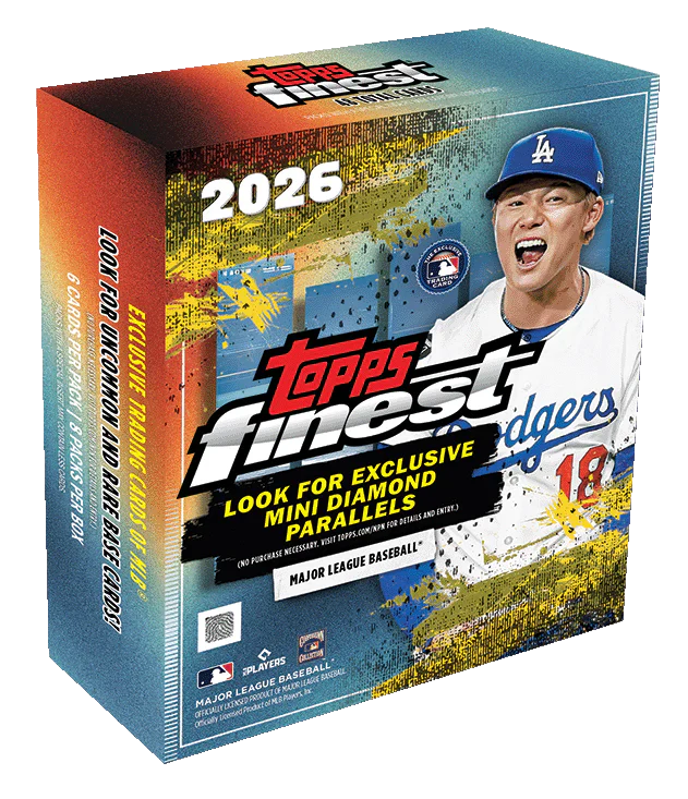 2026 Topps Finest Baseball - Mega Box – Soccer Cards United