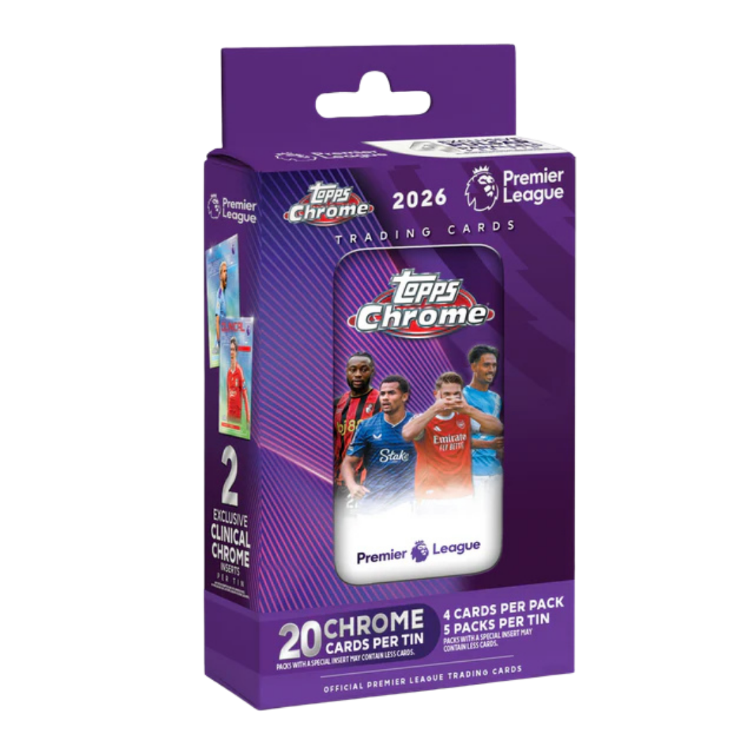 2026 Topps Chrome Premier League - Tin – Soccer Cards United