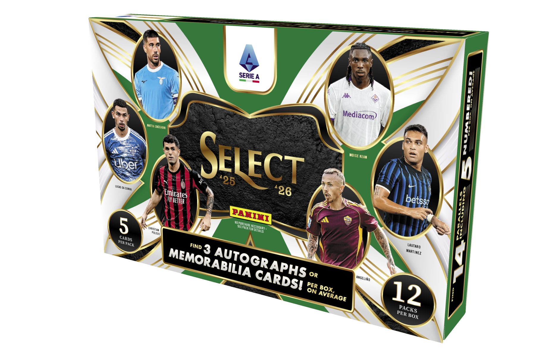 2025-26 Panini Select Serie A Hobby Box – Soccer Cards United