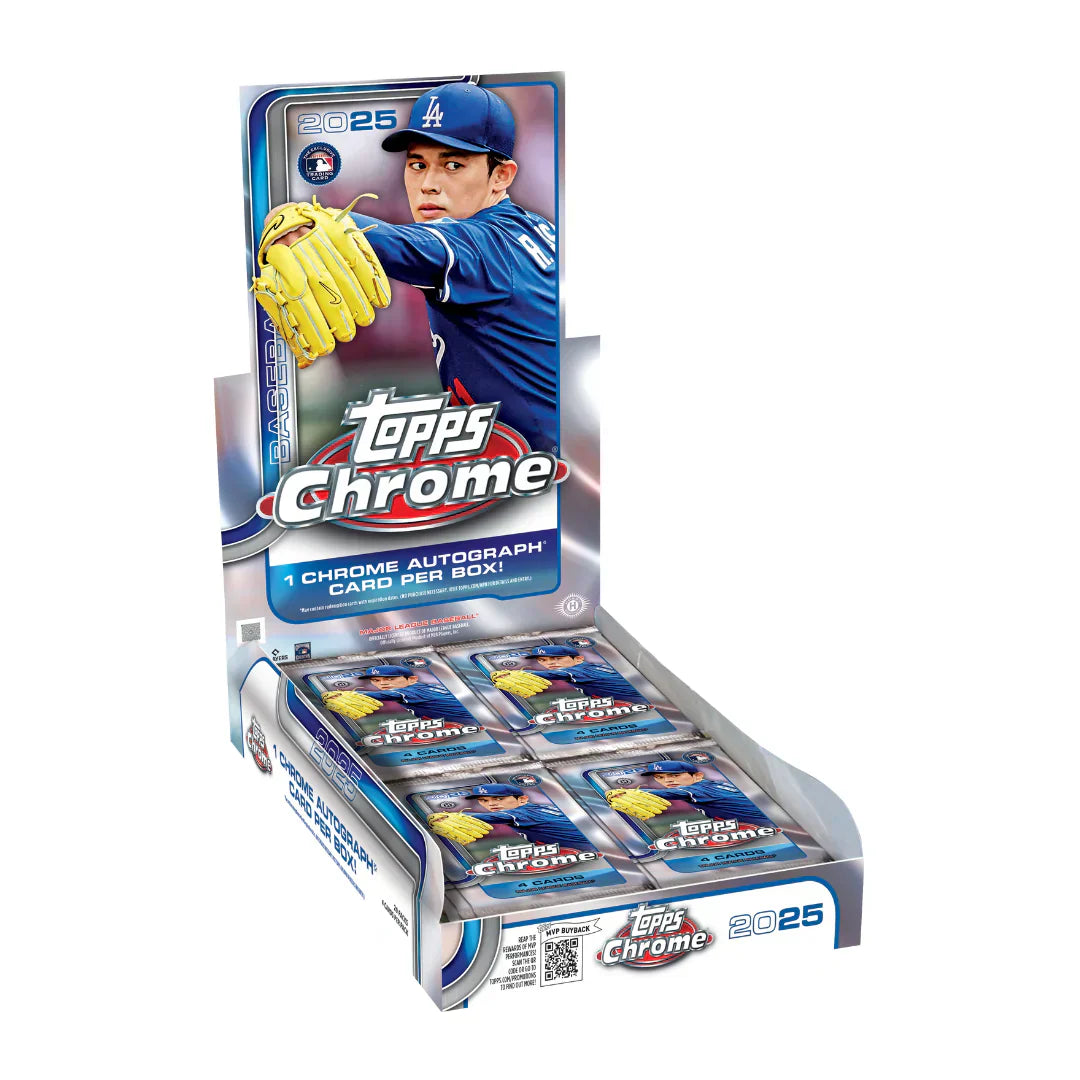 2025 Topps Chrome Baseball - Hobby Box – Soccer Cards United