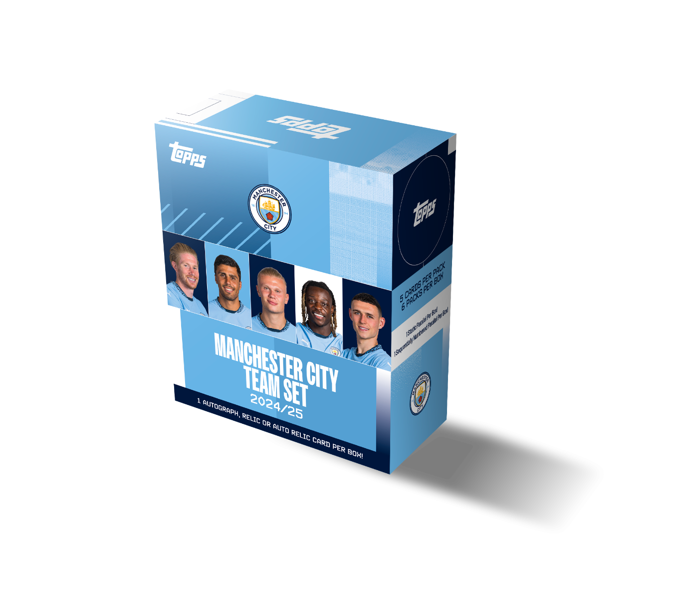 2024-25 Topps Manchester City FC Team Set Box – Soccer Cards United