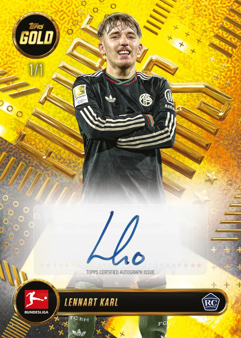 2025-26 Topps Bundesliga Gold - Hobby Box