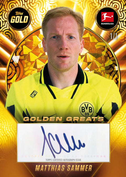 2025-26 Topps Bundesliga Gold - Hobby Box