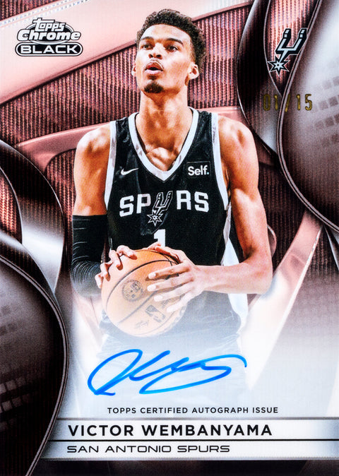 2025-26 Topps Chrome Black Basketball - Hobby Box