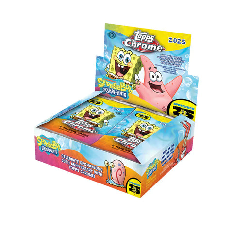 2025 Topps Chrome SpongeBob 25th Anniversary - Hobby Box