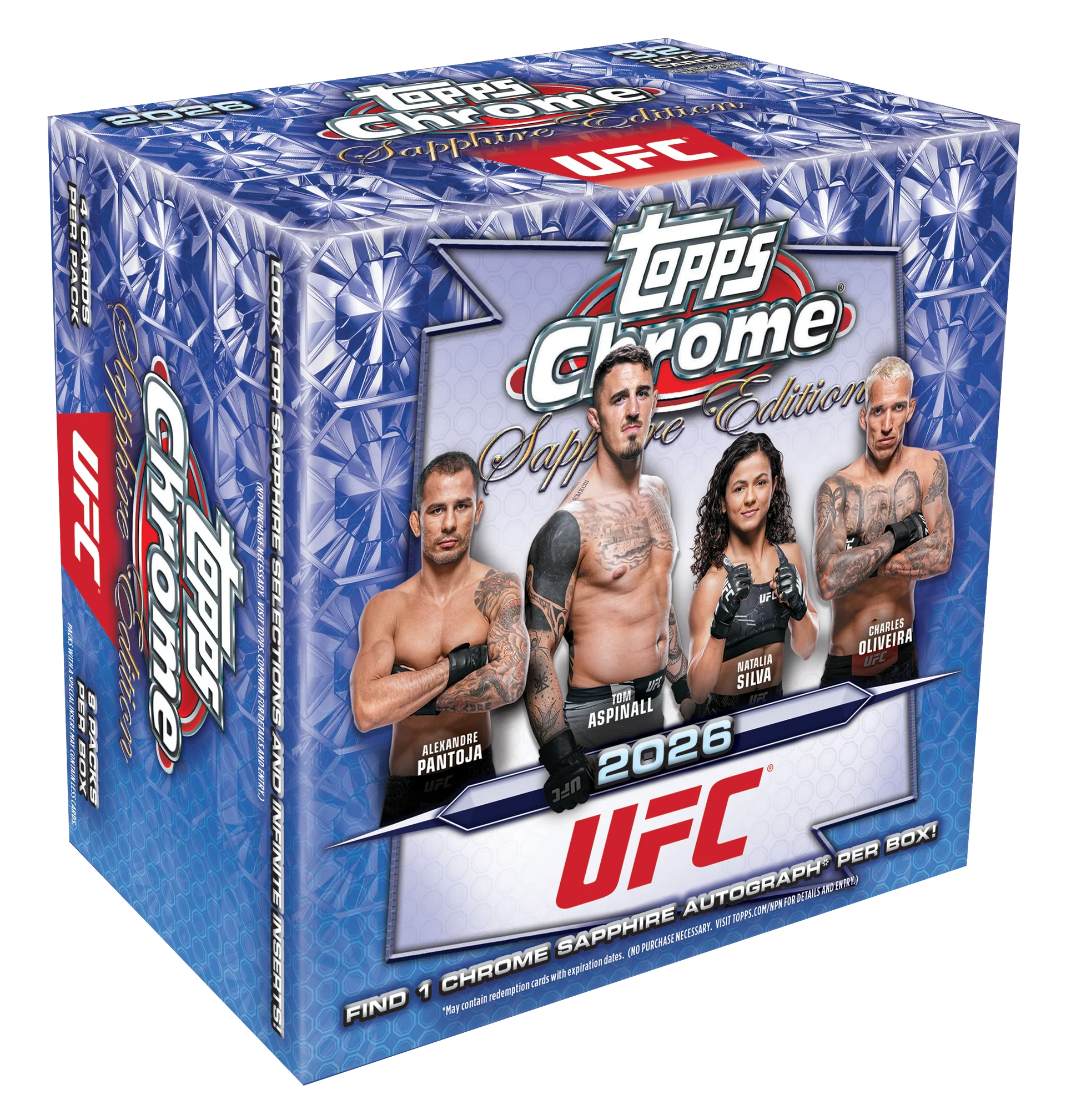2026 Topps Chrome Sapphire UFC - Hobby Box – Soccer Cards United