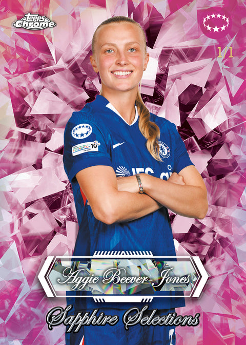 2025-26 Topps UEFA Women’s Champions League Chrome Sapphire Hobby Box