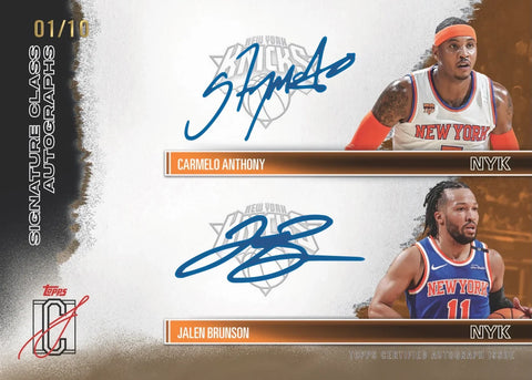 2025-26 Topps NBA Signature Class Basketball - Hobby Box