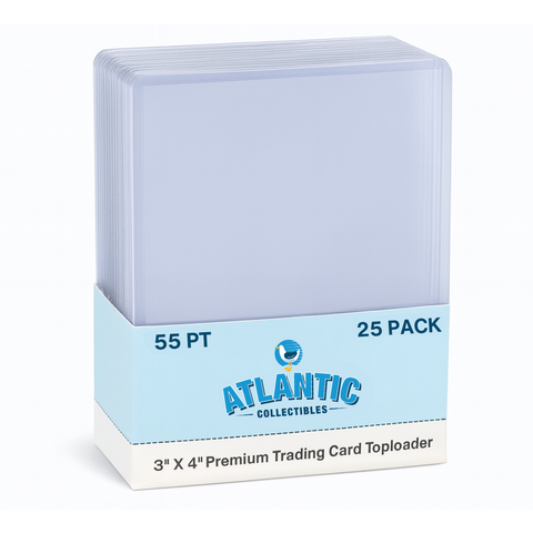 55PT Premium Trading Card Toploaders - (25 Pack)