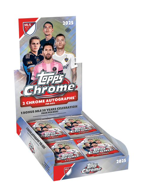 2025 Topps Chrome MLS - Hobby Box