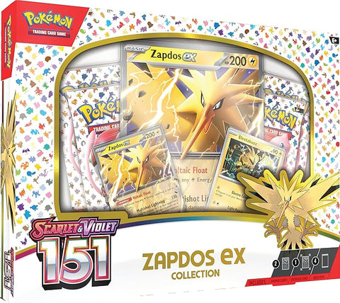 Pokemon TCG Scarlet & Violet - 151 Zapdos Ex Collection Box
