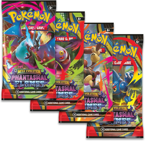 Pokemon Mega Evolution Phantasmal Flames Booster Pack