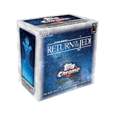2023 Topps Star Wars Return of the Jedi Chrome Sapphire Edition Hobby Box