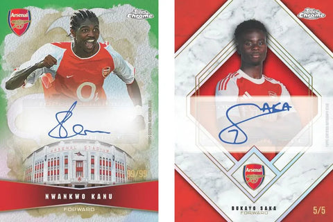 2025-26 Topps Arsenal Chrome Hobby Box