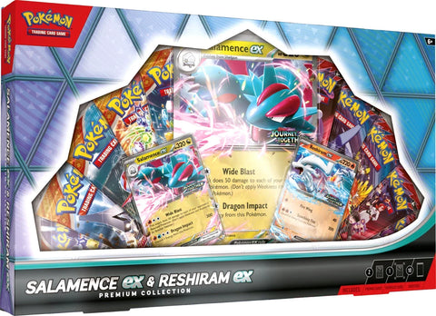 Pokemon Salamence ex & Reshiram ex Premium Collection Box